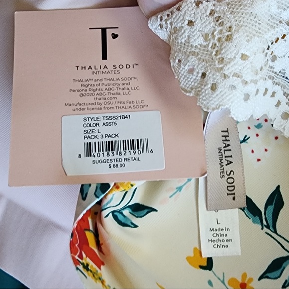 Thalia Sodi 3pc Laser Cut Tech Sealed Removable Pads Pull On No Show Edge Bras - Picture 4 of 7